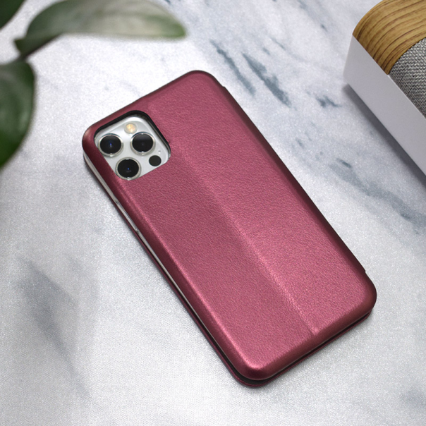 Maska za Xiaomi 12T/ 12T Pro/ K50 Ultra violet na preklop Coral Book crvena - 059601