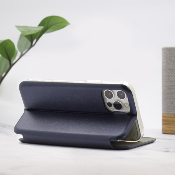 Maska za Xiaomi Redmi Note 13 Pro 5G (EU) violet na preklop Coral Book crvena - 610981