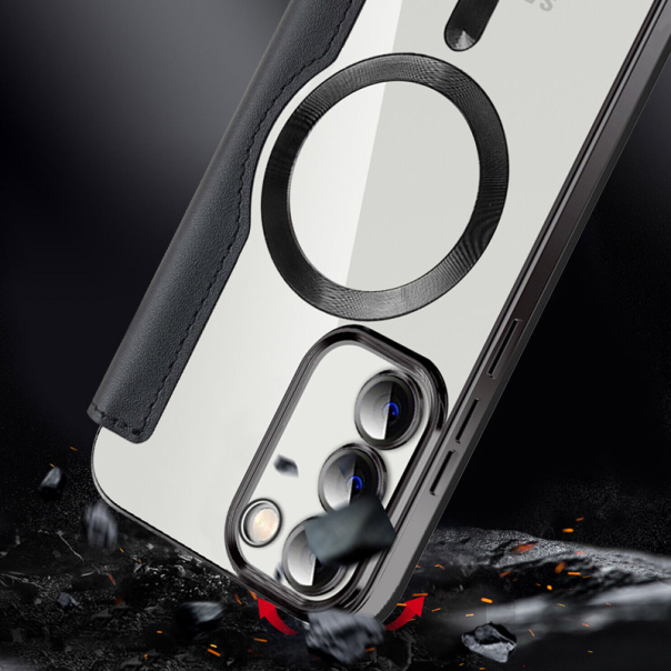 Maska za Samsung S24/ S921B/ S25/ S931B crna na preklop Coral Mag Case Book - 607733