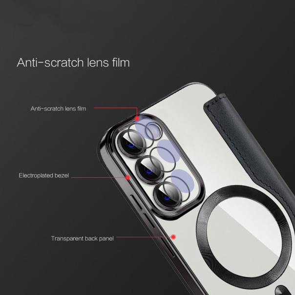 Maska za Samsung S24/ S921B/ S25/ S931B crna na preklop Coral Mag Case Book - 607733