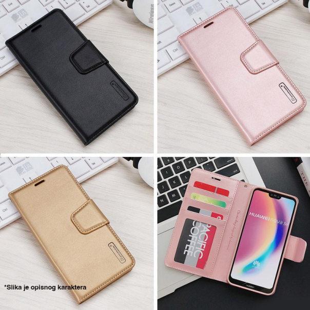 Maska za iPhone 14 na preklop Hanman Mill roze - 059725