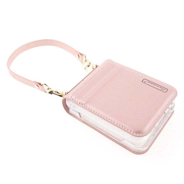 Maska za Samsung Galaxy Z Flip 5 na preklop Hanman Mill roze - 603132