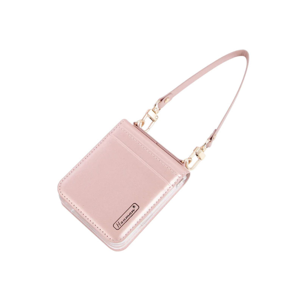 Maska za Samsung Galaxy Z Flip 5 na preklop Hanman Mill roze - 603132