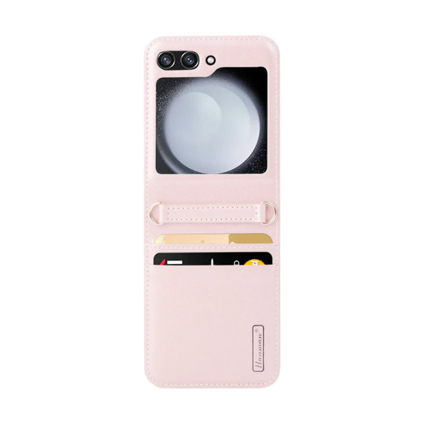 Maska za Samsung Galaxy Z Flip 5 na preklop Hanman Mill roze - 603132