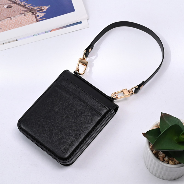 Maska za Samsung Galaxy Z Flip 6/ F741B na preklop Hanman Mill crna - 613217