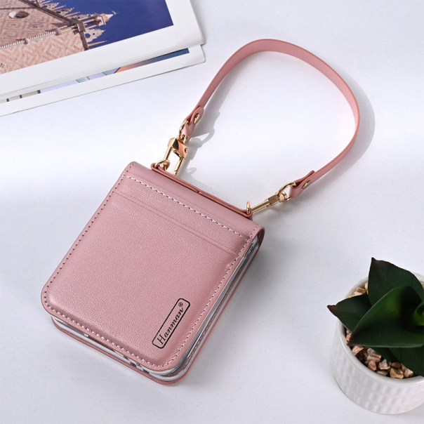 Maska za Samsung Galaxy Z Flip 6/ F741B na preklop Hanman Mill roze - 613584