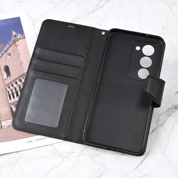 Maska za Xiaomi Redmi 15 4G (171 mm) na preklop Hanman Mill crna - 621356