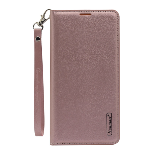 Maska za iPhone 13 na preklop Hanman Minor roze - 059747