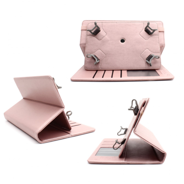 Maska za lna za Tablet 13 in na preklop Hanman univer roze - 614480