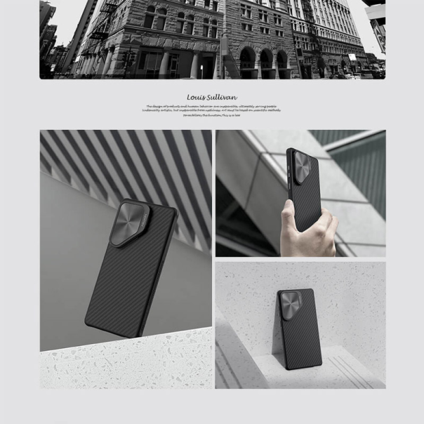 Maska za Samsung S25 Ultra/ S938B Nillkin CarboProp Magnetic crna (sa otvorom za kameru) - 615748