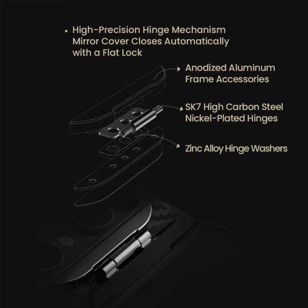 Maska za Samsung S25 Ultra/ S938B Nillkin CarboProp Magnetic crna (sa otvorom za kameru) - 615748