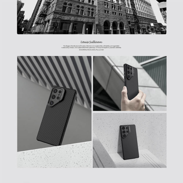 Maska za Samsung S25 Ultra/ S938B Nillkin CarboProp Magnetic crna - 615746