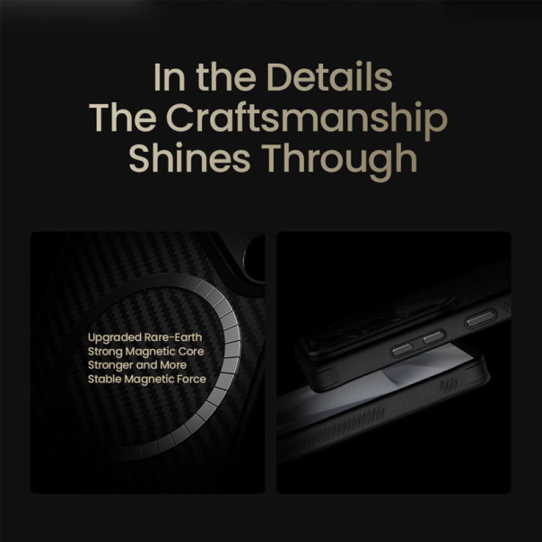 Maska za Samsung S25 Ultra/ S938B Nillkin CarboProp Magnetic crna - 615746