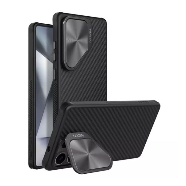 Maska za Samsung S25 Ultra/ S938B Nillkin CarboProp Magnetic crna (sa otvorom za kameru) - 615748