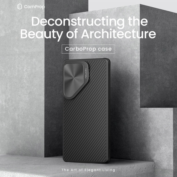 Maska za Samsung S25 Ultra/ S938B Nillkin CarboProp Magnetic crna (sa otvorom za kameru) - 615748