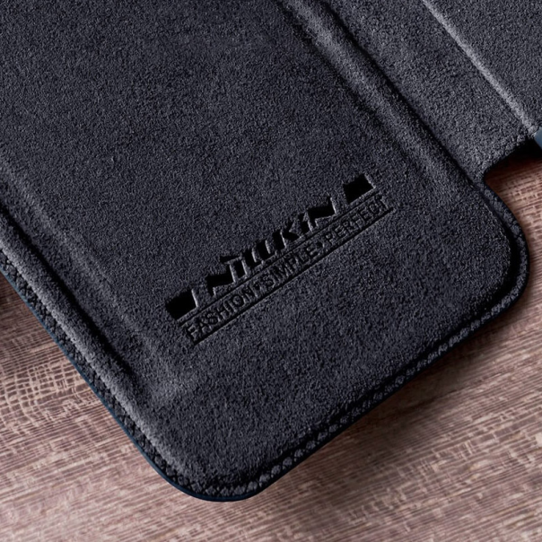 Maska za iPhone 14 Plus na preklop Nillkin Qin Pro crna - 203019