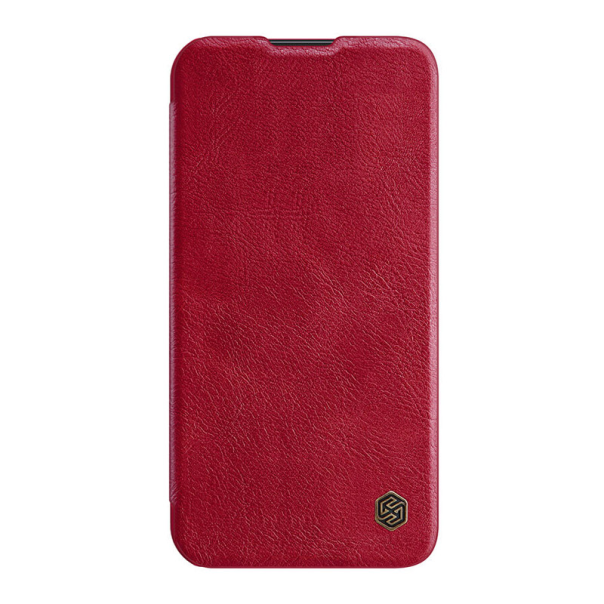 Maska za iPhone 14 Plus na preklop Nillkin Qin Pro crvena - 203020