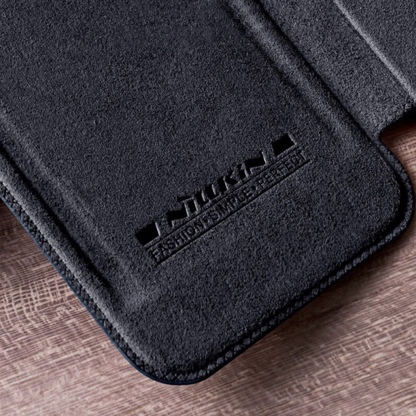 Maska za iPhone 14 Pro na preklop Nillkin Qin Pro crvena - 057429