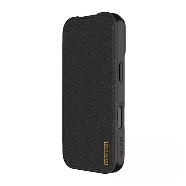 Maska za iPhone 17 na preklop Nillkin Qin Pro crna - 620483