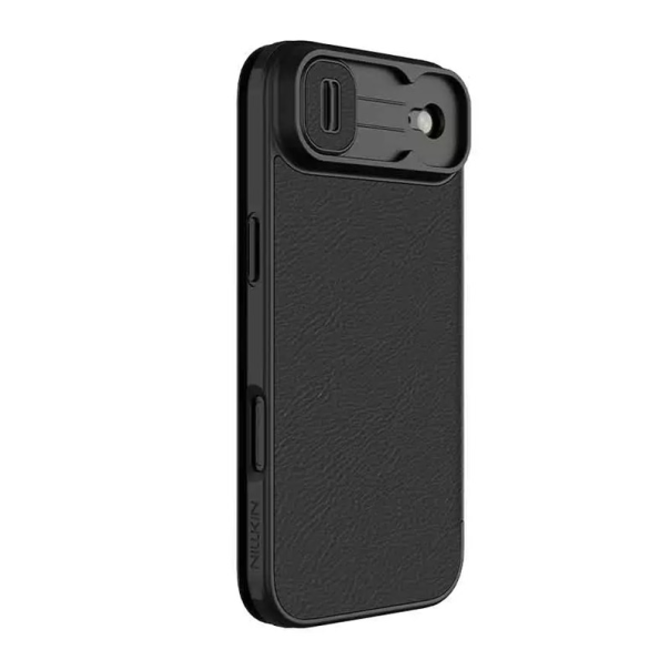 Maska za iPhone Air na preklop Nillkin Qin Pro crna - 620484