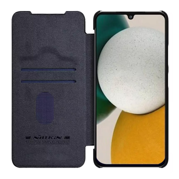 Maska za Samsung A14 4G/ A145R/ A14 5G/ A146B na preklop Nillkin Qin Pro crna - 600368