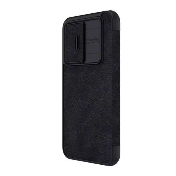 Maska za Samsung A14 4G/ A145R/ A14 5G/ A146B na preklop Nillkin Qin Pro crna - 600368