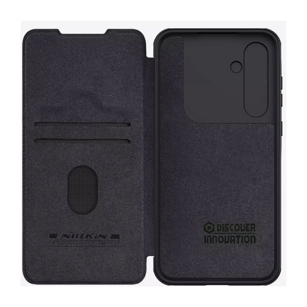 Maska za Samsung A35 5G/ A356B na preklop Nillkin Qin Pro crna - 608952