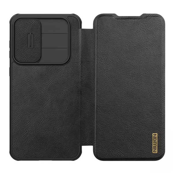 Maska za Samsung A56 5G/ A566B na preklop Nillkin Qin Pro crna - 616143