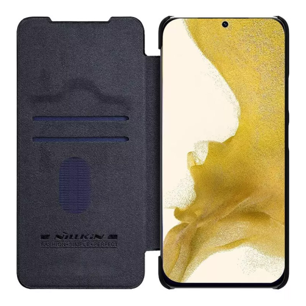 Maska za Samsung S23/ S911B na preklop Nillkin Qin Pro crna - 058722