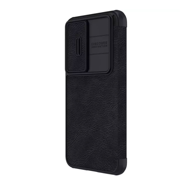 Maska za Samsung S23 Plus/ S916B na preklop Nillkin Qin Pro crna - 058723