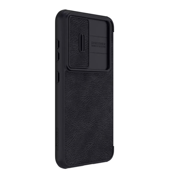 Maska za Samsung S23 Plus/ S916B na preklop Nillkin Qin Pro crna - 058723