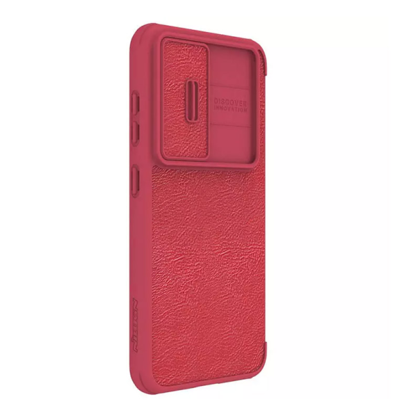 Maska za Samsung S23 Plus/ S916B na preklop Nillkin Qin Pro crvena - 058991