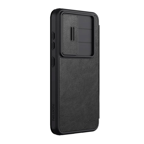 Maska za Samsung S24/ S921B/ S25/ S931B na preklop Nillkin Qin Pro crna - 615753