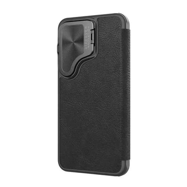 Maska za Samsung S24 Plus/ S926B na preklop Nillkin Qin Prop crna - 610795