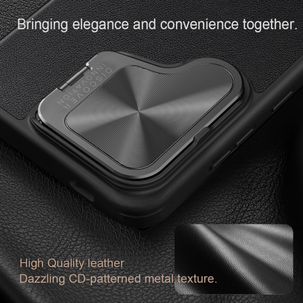 Maska za Samsung S24 Plus/ S926B na preklop Nillkin Qin Prop crna - 610795