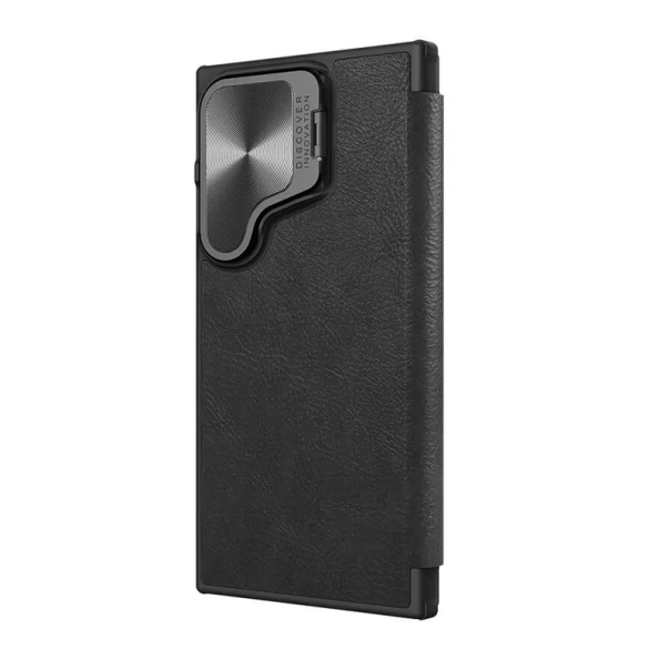 Maska za Samsung S24 Ultra/ S928B na preklop Nillkin Qin Prop crna - 610796