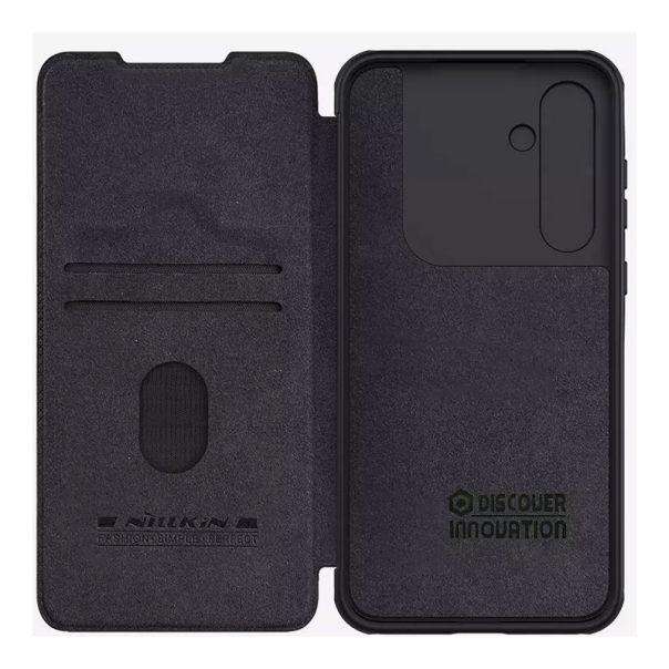 Maska za Samsung A55 5G/ A556B na preklop Nillkin Qin Pro crna - 213059