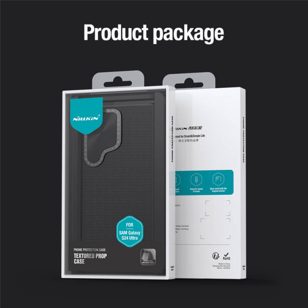 Maska za Samsung S24 Ultra/ S928B Nillkin Textured Prop crna - 607708