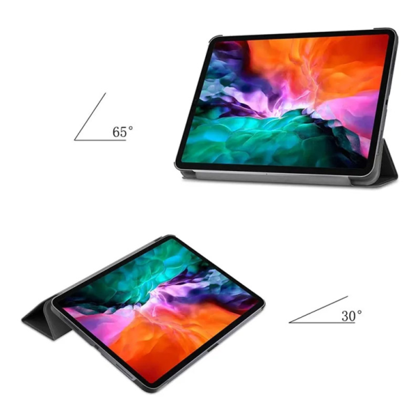 Maska na preklop Tablet Stripes iPad Pro 12.9 in (2020)/ Ipad Air 13 (2024) crna - 041945-1-1