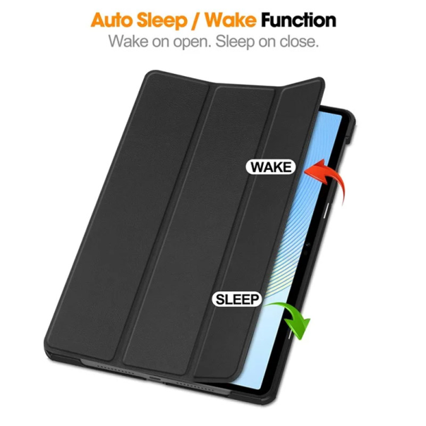 Maska za Honor Pad X8 Pro/ Pad X9 115 in na preklop Tablet Stripes crna - 613922