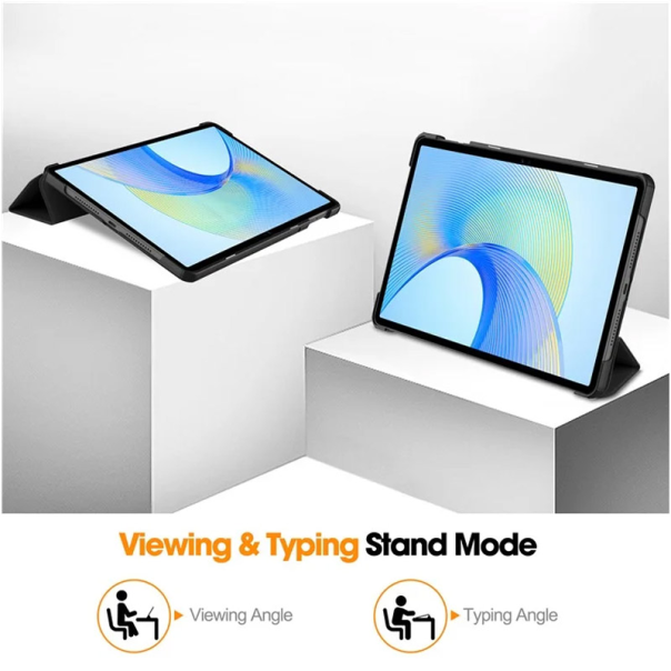 Maska za Honor Pad X8 Pro/ Pad X9 115 in na preklop Tablet Stripes crna - 613922