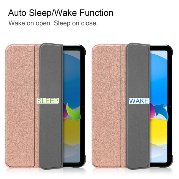 Maska za iPad A16 (2025) na preklop Tablet Stripes roze - EP2712252