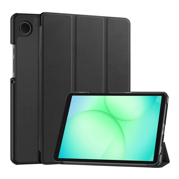 Maska za Samsung Tab A11 Plus na preklop Tablet Stripes crna - 621294