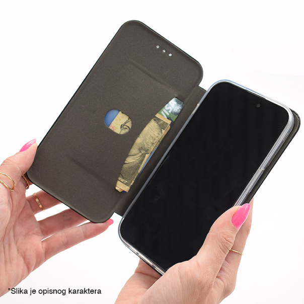 Maska za iPhone 14 Pro na preklop Teracell Flip Premium crna - 057716