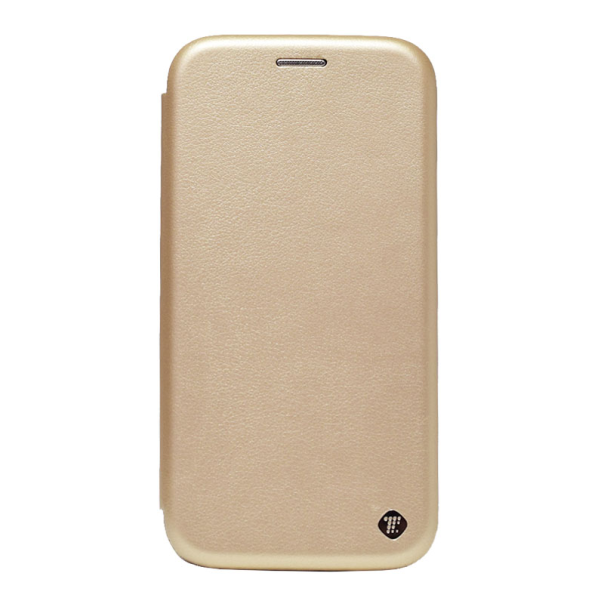 Maska za OnePlus Nord CE 5G na preklop Teracell Flip Premium zlatna - 056051