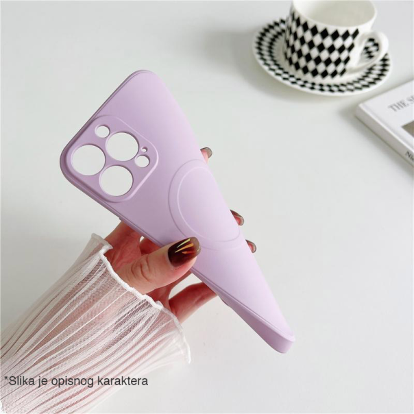 Maska za iPhone 13 Nanobit Giulietta Mag Case ljubičasta - 621478