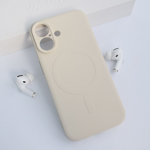 Maska za iPhone 16 krem Nanobit Giulietta Mag Case - 616099