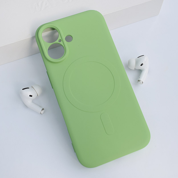 Maska za iPhone 16 Nanobit Giulietta Mag Case svetlo zelena - 616102