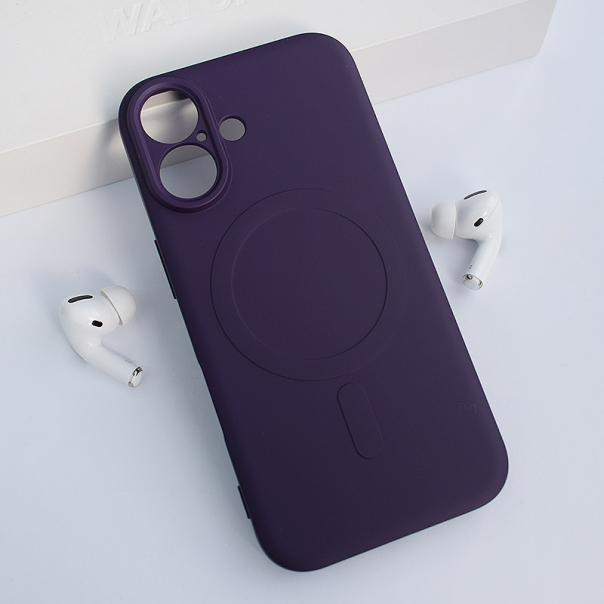 Maska za iPhone 16 Nanobit Giulietta Mag Case tamno ljubičasta - 616101