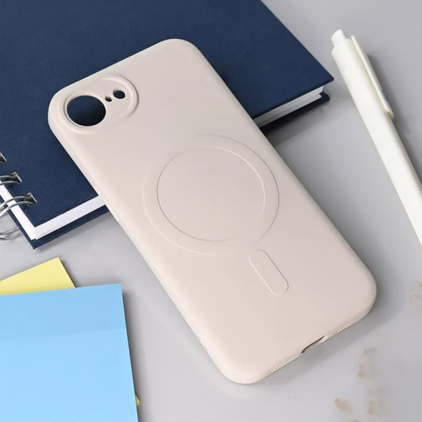 Maska za iPhone 16e krem Nanobit Giulietta Mag Case - 617313